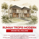 Rumah Modern Tropis di Malang
